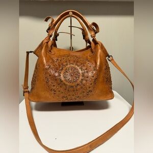 Platania Italian Leather Handbag - Gorgeous Madi In Italy